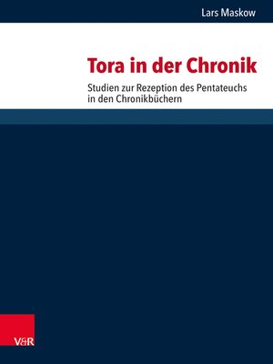 cover image of Tora in der Chronik